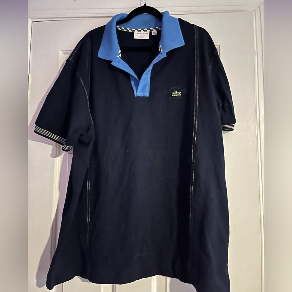 Lacoste navy polo 3xl